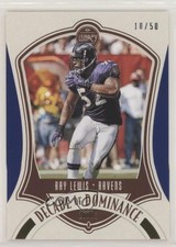 2021 Panini Legacy Decade of Dominance Blue 18/50 Ray Lewis #DD-15 HOF 1u6