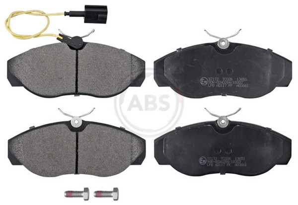 A.B.S. Bremsbelagsatz Scheibenbremse 37172 FüR Fiat Ducato Boxer CitroËN Jumper-image