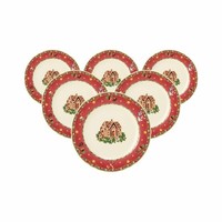 Seltmann Weiden Marieluise Weihnachtsnostalgie Brotteller ø 17 Cm 6Er Set