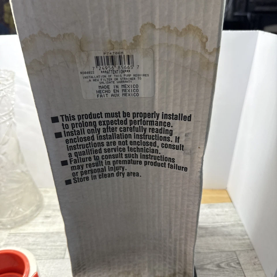 Módulo de bomba de combustible Carter P74706M para 96-00 Caravan Town & Country Voyager Nuevo de Lote Antiguo Foto 3 de 4