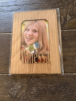 Wooden Picture Frame for Vanessa Total Size 5x7in Size of Pic 3x5in Brand New!