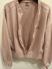 Zara Youth Ballet School  Full Zip Sweatshirt Jacket Pink Size 13-14