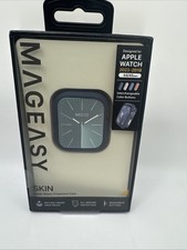 NEW MAGEASY Odyssey Military Grade Case for Apple Watch 2018-2023 44mm 45mm Blue