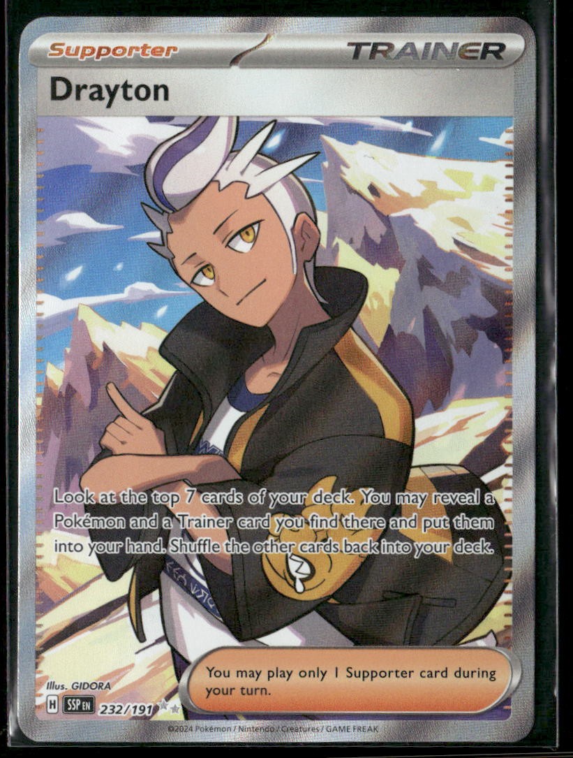 Drayton Ultra Rare SV08: Surging Sparks 232/191 NM