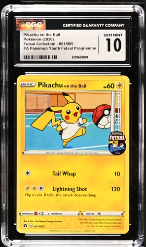 Pikachu on the Ball graded CGC 10 for sale on eBay