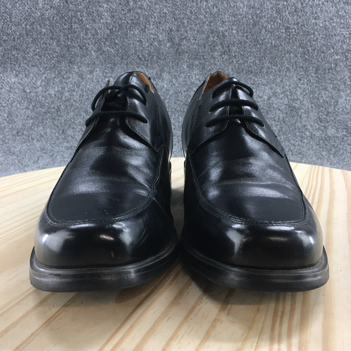 Toto Men\'s Black Patent Leather Oxford Dress Shoes Lace-up Size 11 Vintage Toto Black Oxford Dress Shoes | Men main image 3