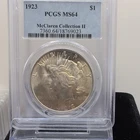 1923 Peace Dollar PCGS MS64 Silver $1 Philadelphia Business Strike McClaren II