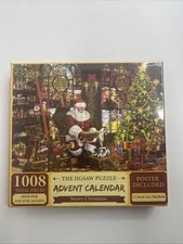 The Jigsaw Puzzle Advent Calendar Christmas Celebration 1008 Pieces 42 Pc A Day