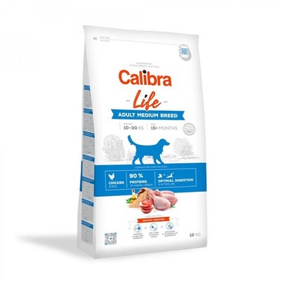 8594062086604 CALIBRA Life Adult Medium breed Chicken - trockenfutter für Hunde 
