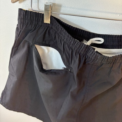 Vintage Runner Up Size XL Short Shorts Running Gym black yellow orange red gray - Picture 4 of 6