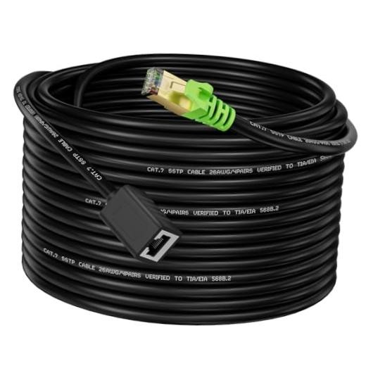 Ethernet Extension Cable 20ft, Network Cat6a Extension Patch Cable RJ45 20FT