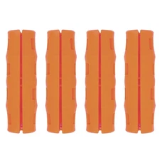 Snappy Grip Light Orange Ergonomic Replacement Bucket Handles 4 Pack