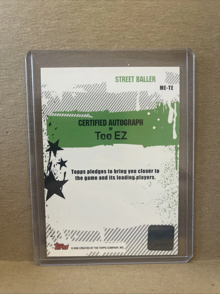 2006-07 Topps Marks of Excellence Too EZ #ME-TE Auto - Image 2 of 2