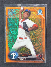 Ricardo Pinto  2016 Bowman Chrome Prospects Orange Shimmer Refractor #BCP248