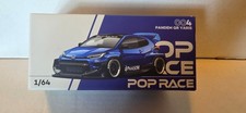 Pop Race 1/64 Pandem GR Yaris Blue