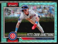 2026 Topps Pete Crow-Armstrong Aqua Holo Foil #196 Chicago Cubs