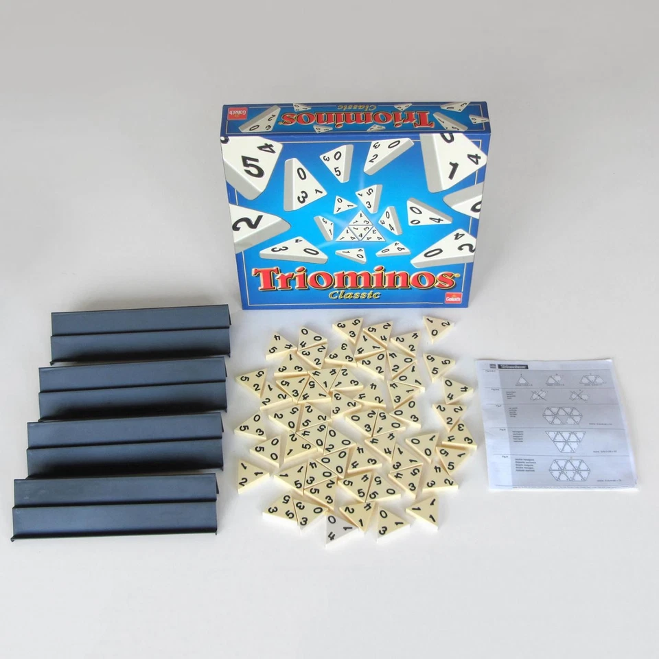 Triominos Classic Das original Spiel von Goliath 2-4 Spieler ab 6 Jahre komplett - Bild 3 von 3