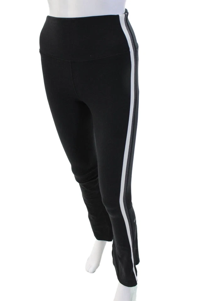 Leggings Splits59 para mujer a rayas negros mezcla de nailon cremallera talla XS Foto 2 de 3