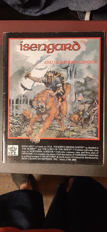ICE 1983 MERP #2800 Isengard And Northern Gondor