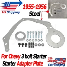 For 55/56 Chevy Engine Starter Plate And Newer Blocks With Broken Starter Mounts