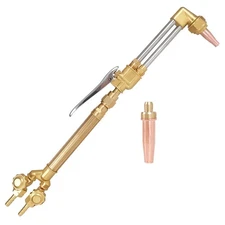 TOAUTO Heavy Duty Cutting Torch, Oxygen Propane Acetylene Welding Torch Flame