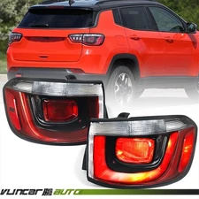 2P For 2021-2024 Jeep Compass Halogen Outer Tail Lights Lamps Driver & Passenger
