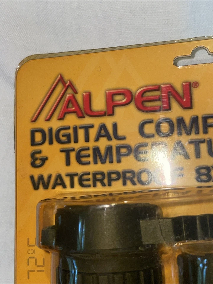 Alpen 8 x 28 Binoculares Impermeables Brújula Digital Reloj Pantalla de Temperatura Nuevo Foto 2 de 4