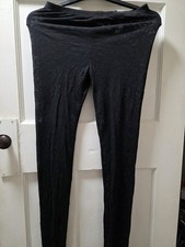 F&F Thin Black Leggings Size 8