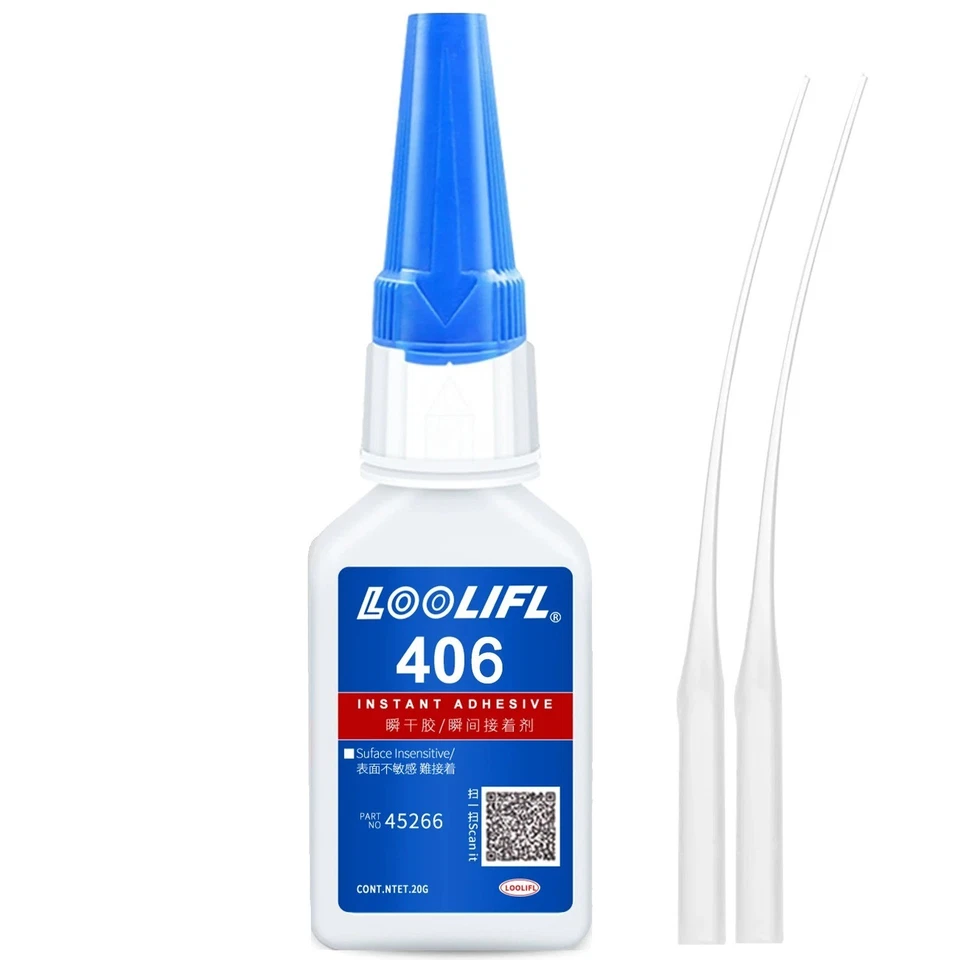 Super pegamento instantáneo fuerte instantáneo Super pegamento universal superpegamento poderoso pegamento instantáneo 20 ml 401/406 Foto 4 de 4