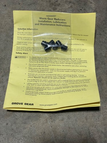 GROVE GEAR G185156.00 GEARBOX REBUILD KIT - Picture 6 of 13