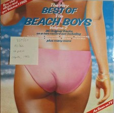 The Beach Boys The Very Best Of Volume 2 Vinyl Record VG+/G+ BBTV 1867193 1983