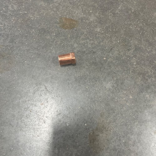 1/2 x 3/8 in. Wrot Copper Female Adapter