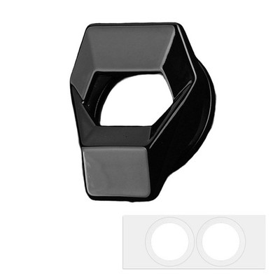 1 Pc Car Engine Start Stop Button Cover Push to Ignition Black 