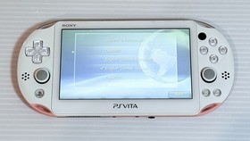 Sony PS Vita PCH-2000 Console Light Pink White in Box Very Rare - Excellent