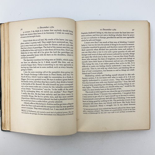 Boswell's London Journal 1762 to 1763 Frederick Pottle First Edition Book 1950 - Picture 13 of 24