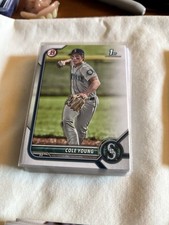 2022 Bowman Draft (31) Cards #BD-112 Cole Young (MARINERS) 1st Bowman