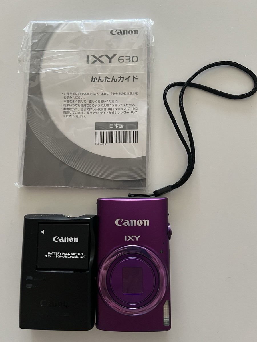 Canon IXY 630 (PRD) Purple Digital Camera IXY630 16.1MP From