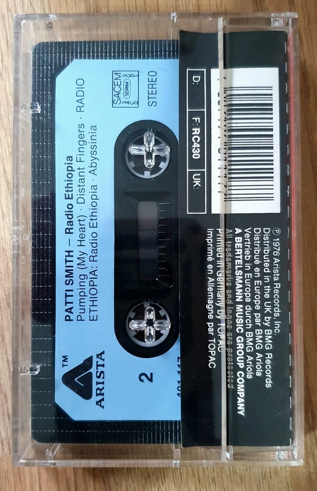 Patti Smith Group - Radio Ethiopia 1988 UK REISSUE Arista ~ 401 117 Paper Labels - Image 2 of 4