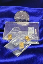 GOLD & Silver LOT! 3x 1/100th oz Scottdales; 2 oz Canadian Maple; IGR 2.5 gram
