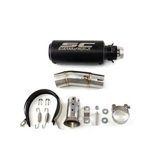 Ninja 400 500 for Kawasaki Z400 2018-2025 Slip On Muffler Tips Exhaust Mid Pipe