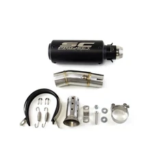 Ninja 400 500 for Kawasaki Z400 2018-2025 Slip On Muffler Tips Exhaust Mid Pipe