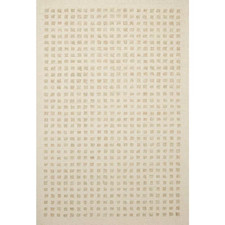 Chris Loves Julia Polly Ivory/Natural 7 Ft. 9 In. X 9 Ft. 9 In. Hand-Tufted Mode