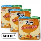 Foxy Festive Yellow Flowers Kitchen 2-Ply Paper Towel Roll Cartapaglia 6 Rolls