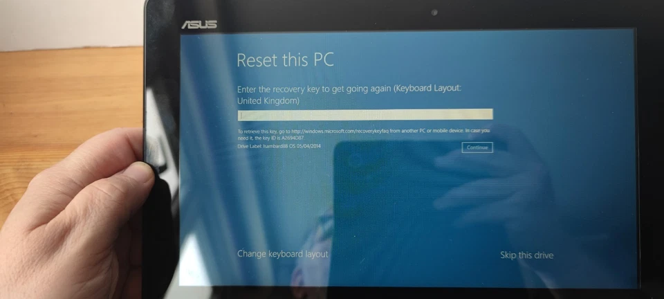 Asus Transformer Book T100T 32GB 10.1" Wi-Fi Win 8.1 Tablet With Keyboard-Spares - Image 2 of 4