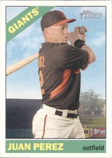 2015 Topps Heritage - Juan Perez San Francisco Giants Card #128
