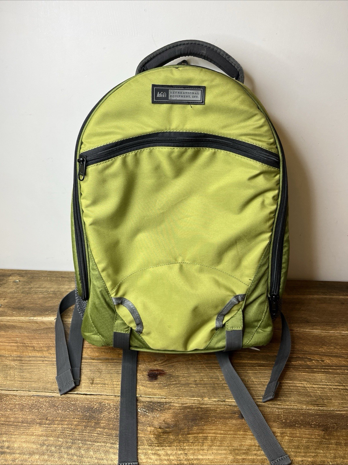 REI Co-op Green Backpack Cooler with Multiple Compartments for Hiking Picnic Outdoor Adventures