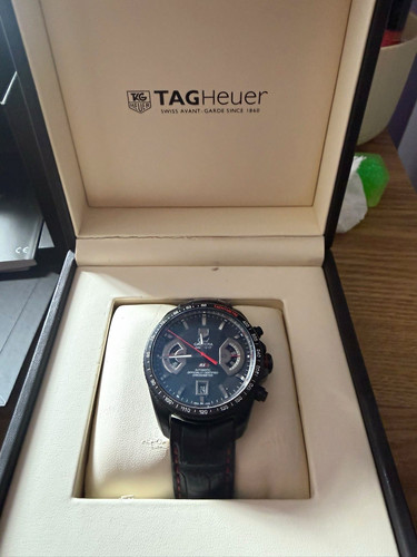 TAG Heuer Titanium Grand Carrera Calibre 17 RS CAV518B Chronograph Box Papers