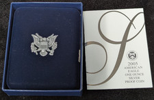2005 American Proof Silver Eagle- EMPTY Box & COA (NO Coin)