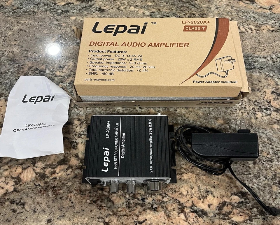 Lepai LP-2020A + класса T Hi-Fi стерео цифровой усилитель и источник питания - б/у - Изображение 2 из 4