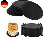 Silikon Untersetzer 12Er Set,Untersetzer GläSer,GeträNkeuntersetzer,Rutschfest U